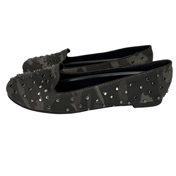 Call It‎ Spring Topolcany Studded Camo Flats Womens Size 7.5 Comfortable Loafers - Picture 6 of 9